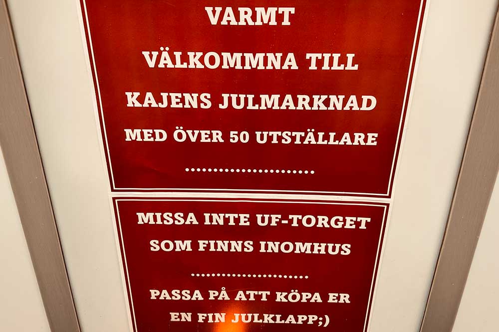 Julmarknad i Nacka strand