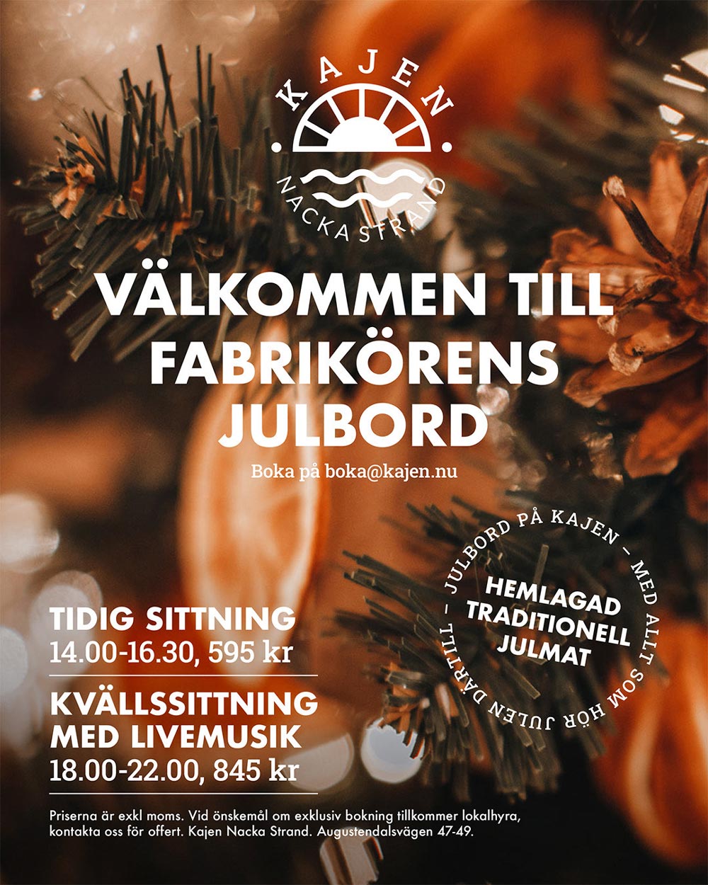 Julbord på Fabrikören