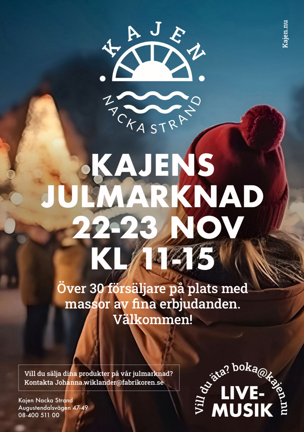 Infoblad om julmarknad