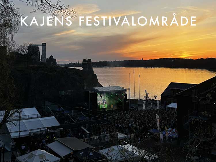 Kajens festivalområde