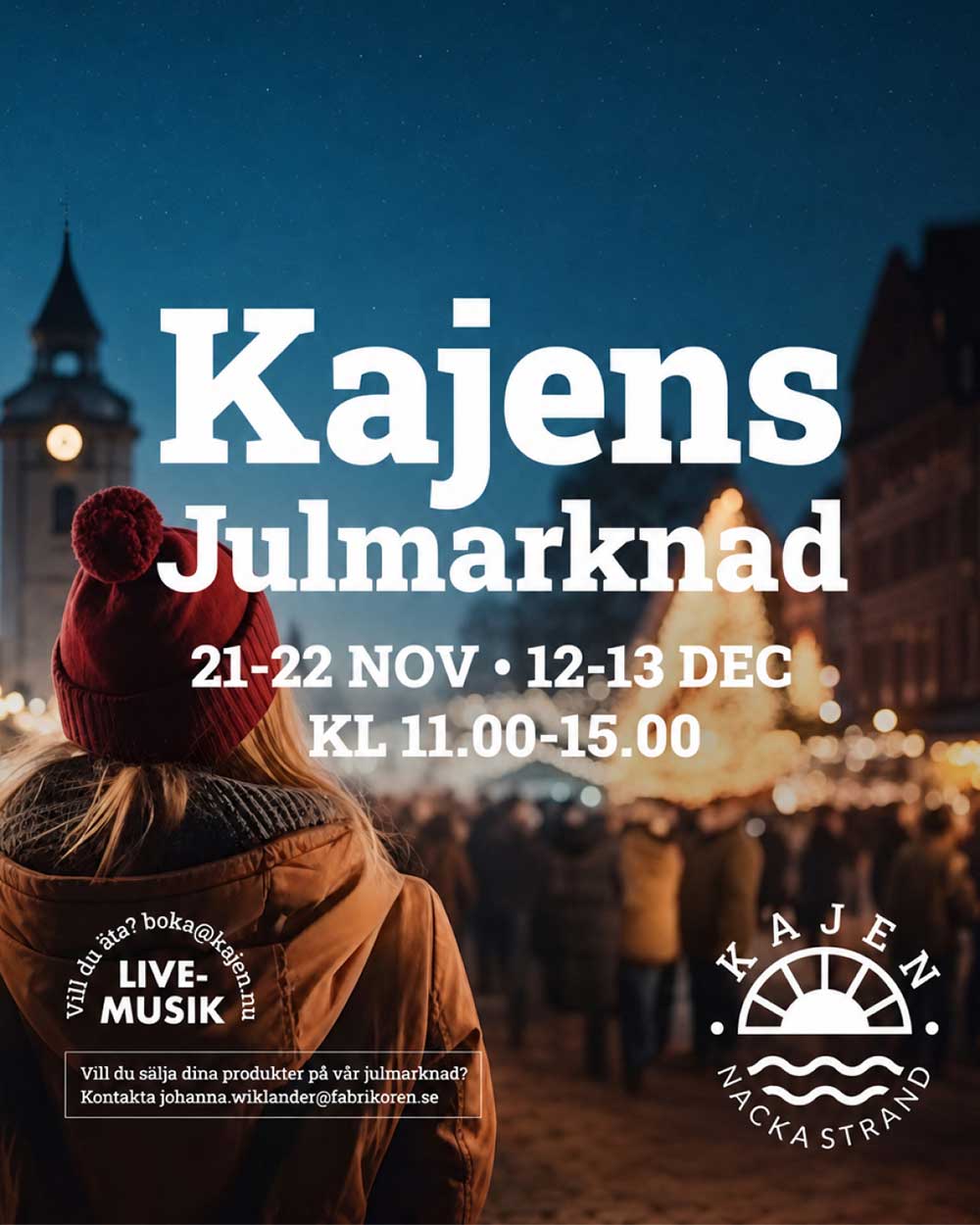Infoblad om julmarknad