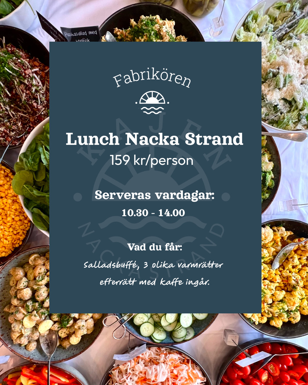Lunchmeny Nacka Strand 2026