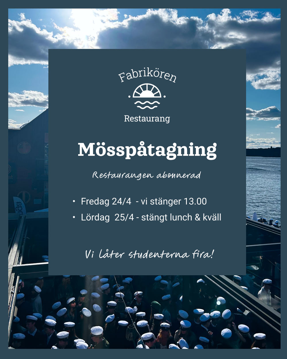 Info om mösspåtagningen
