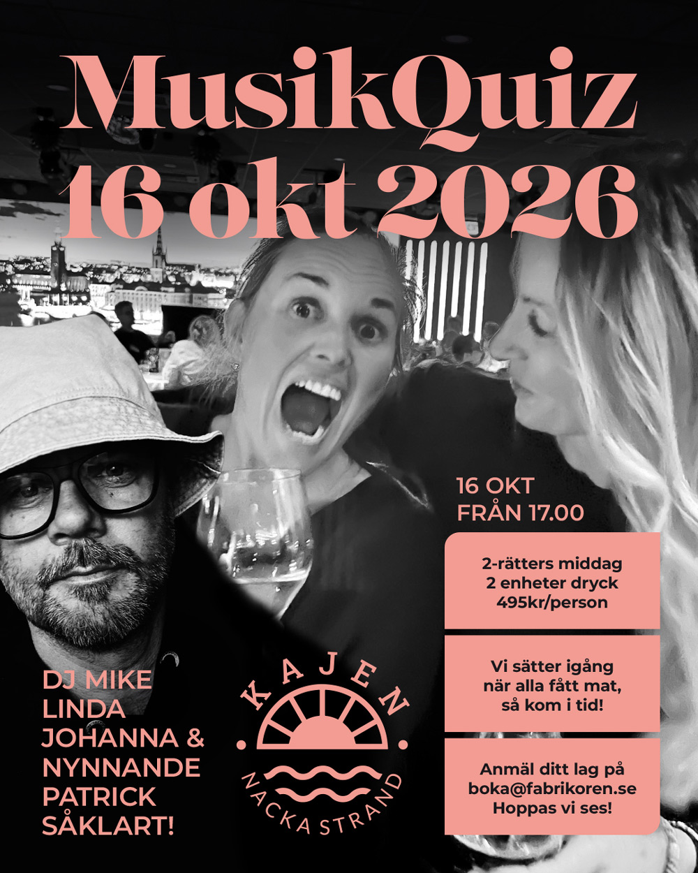 Infoblad om musikQuiz