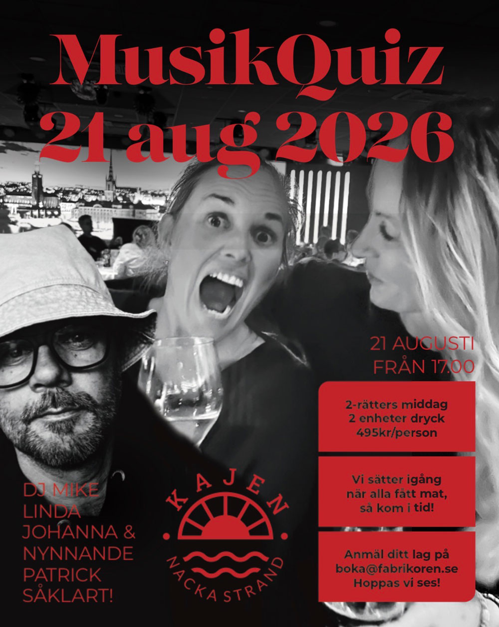 Infoblad om musikQuiz