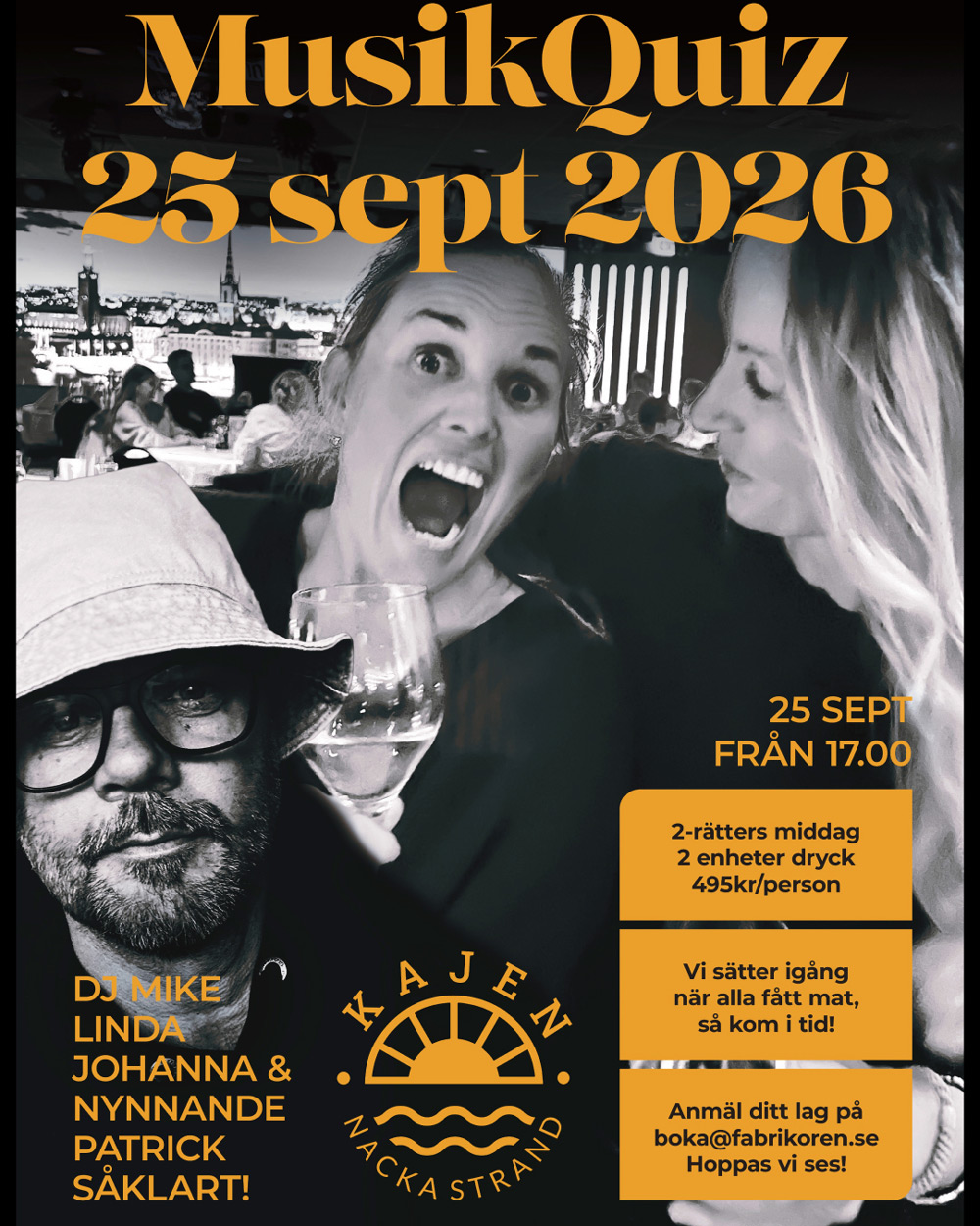 Infoblad om musikQuiz