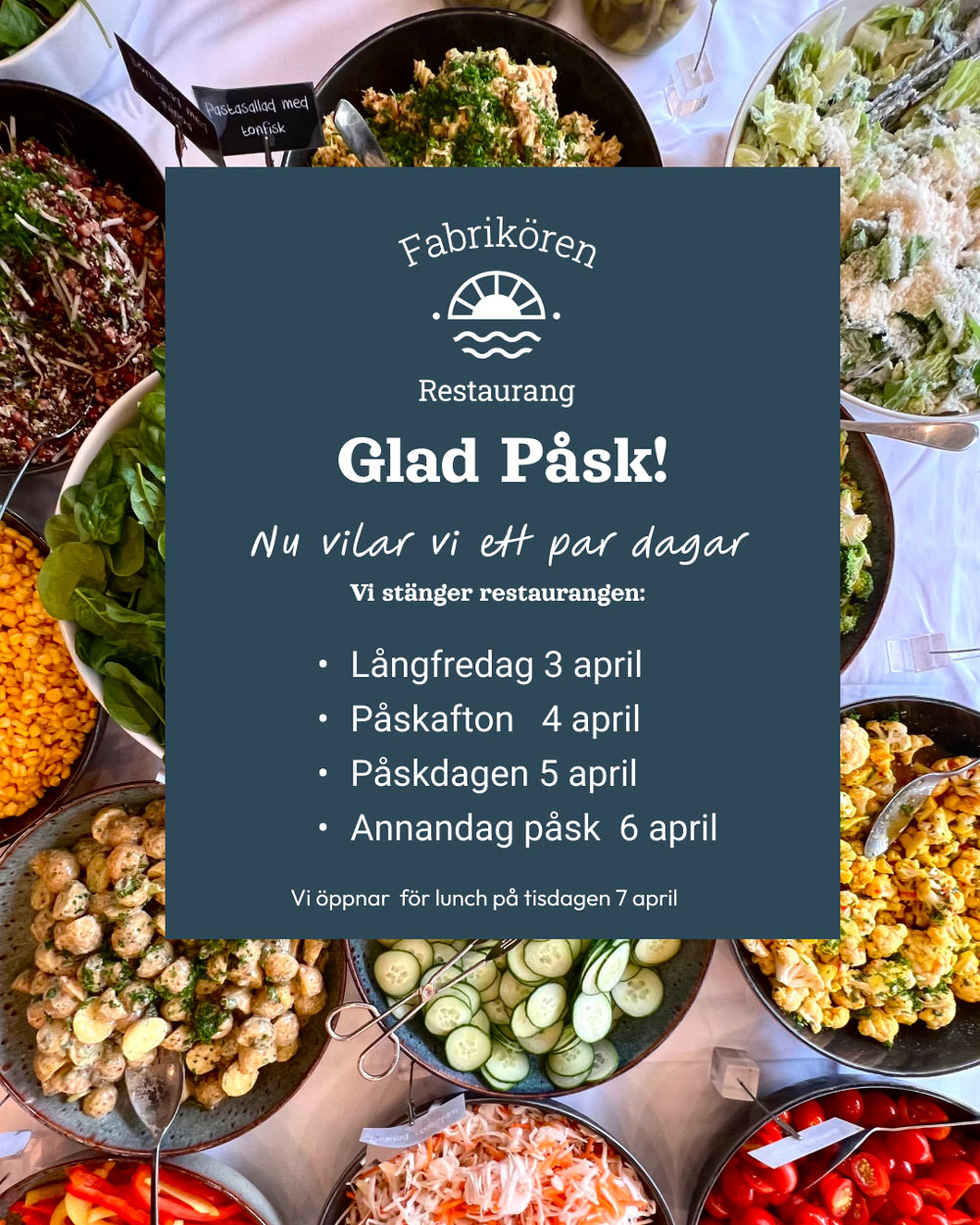 Info om påskens tider